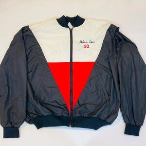 Vintage Saints Windbreaker Men’s 2XL Red White Black Y2K Baggy Streetwear Jacket